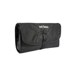 Kosmetyczka turystyczna Tatonka Small Travelcare. Czarne kufry i kosmetyczki Tatonka, bez wzorów, bez dodatków. Za 93.99 zł.