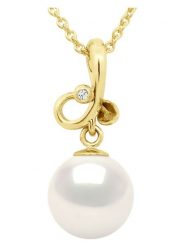 ATELIERS SAINT GERMAIN Złoty naszyjnik z diamentami i perłą - dł. 42 cm rozmiar: onesize. Żółte naszyjniki ATELIERS SAINT GERMAIN, z diamentem, złote. Za 1,383.99 zł.