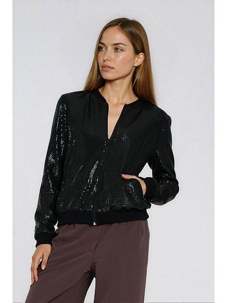 Nife Bluza w kolorze czarnym rozmiar: 42. Czarne bluzy Nife, bez wzorów, bez kaptura. Za 169.95 zł.