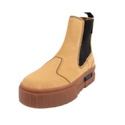 Damskie Zamszowe Buty Chelsea Mayze. Brązowe trekkingi Puma, z zamszu, trekkingowe. Za 439.99 zł.
