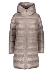 Fuchs Schmitt Płaszcz pikowany w kolorze szarobrązowym rozmiar: 38. Brązowe płaszcze Fuchs Schmitt, bez wzorów, bez kaptura. Za 448.99 zł.