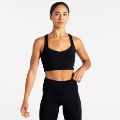Biustonosz sportowy damski Swift. Brązowe bielizna sportowa Dare 2b, l, bez wzorów, z elastanu. W wyprzedaży za 139.99 zł.