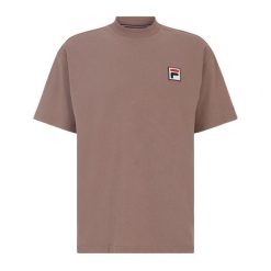 Koszulka FILA Blans Loose. Brązowe bluzki Fila, l, bez wzorów, sportowe, bez kołnierzyka, bez ramiączek. Za 119.99 zł.