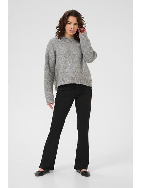 Kaffe Sweter w kolorze szarym rozmiar: M. Szare swetry Kaffe, m, bez wzorów, bez ramiączek. Za 152.62 zł.