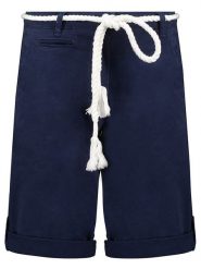 Geographical Norway Szorty "Paola" w kolorze granatowym rozmiar: M. Niebieskie szorty Geographical Norway, z aplikacjami, z tkaniny. Za 100.99 zł.