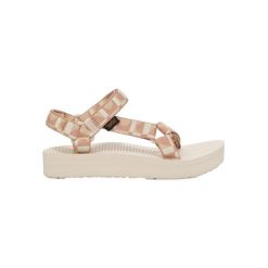 Sandały damskie Teva Midform Universal. Brązowe sandały Teva, bez wzorów, sportowe, bez obcasa, bez zapięcia. Za 179.99 zł.