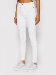 Noisy May Jeansy Callie 27015706 Biały Skinny Fit. Białe jeansy Noisy may, bez wzorów. Za 129.99 zł.