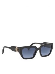 The Marc Jacobs Okulary przeciwsłoneczne 809/S 208028 Czarny. Czarne okulary przeciwsłoneczne THE MARC JACOBS, bez wzorów, z tworzywa sztucznego. Za 529.99 zł.