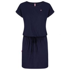 Sukienka letnia LOAP Bladana damska - Niebieska S. Niebieskie sukienki ZONE PERFECT, na lato, s, bez wzorów, sportowe, bez kołnierzyka, bez ramiączek, sportowe. Za 150.99 zł.