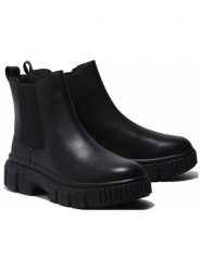 Timberland Skórzane sztyblety "Greyfield" w kolorze czarnym rozmiar: 40. Czarne obuwie sportowe Timberland, bez zapięcia. Za 433.95 zł.