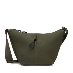 Torebka Hunter. Brązowe listonoszki Hunter, bez wzorów, bez dodatków. Za 129.99 zł.