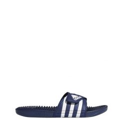 Klapki basenowe dla dorosłych Adissage. Białe klapki Adidas, bez wzorów, bez obcasa. Za 129.00 zł.