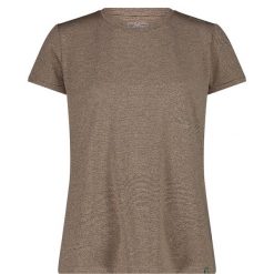 Koszulka damska turystyczna CMP 34N6796. Brązowe bluzki CMP, m, bez wzorów, sportowe, bez kołnierzyka, bez ramiączek. Za 176.50 zł.