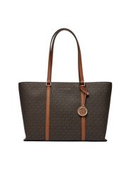 MICHAEL Michael Kors Torebka Temple Tote 30R4G1LT3B Brązowy. Brązowe torebki klasyczne MICHAEL Michael Kors, bez wzorów, ze skóry, bez dodatków. Za 1,009.00 zł.