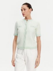 Morgan Kardigan 251-MORESA Zielony Slim Fit. Zielone kardigany Morgan, l, bez wzorów, z syntetyku. Za 169.99 zł.