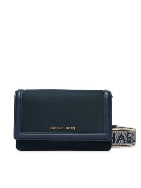 MICHAEL Michael Kors Torebka 32F3GJ6C1I Granatowy. Niebieskie listonoszki MICHAEL Michael Kors, bez wzorów, ze skóry, bez dodatków. Za 403.99 zł.