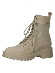 Steve Madden Skórzane botki w kolorze beżowym rozmiar: 38. Brązowe botki Steve Madden, bez wzorów, bez obcasa, bez zapięcia. Za 273.45 zł.