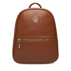 Plecak Beverly Hills Polo Club. Brązowe plecaki Beverly Hills Polo Club, bez wzorów. Za 179.99 zł.