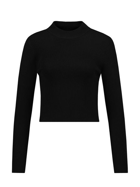 Stitch & Soul Koszulka w kolorze czarnym rozmiar: XS. Czarne bluzki Stitch & Soul, xs, bez wzorów, ze splotem, bez kołnierzyka, bez ramiączek. Za 37.12 zł.