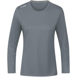 Koszulka damska Jako Run 2.0 manches longues. Szare bluzki JAKO, xs, bez wzorów, sportowe, bez kołnierzyka, bez ramiączek. Za 190.00 zł.