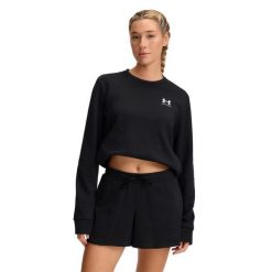 Bluza damska Under Armour Rival Terry. Białe bluzy Under Armour, l, bez wzorów, z materiału, bez kaptura. Za 255.20 zł.