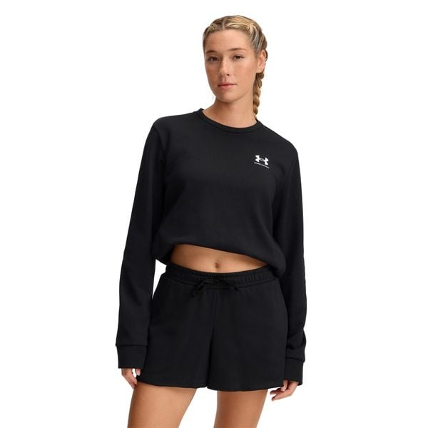 Bluza damska Under Armour Rival Terry. Białe bluzy Under Armour, l, bez wzorów, z materiału, bez kaptura. Za 254.35 zł.
