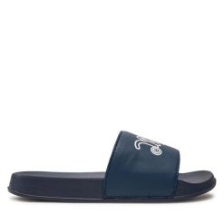 Klapki Lee Cooper. Niebieskie klapki Lee Cooper, bez wzorów, bez obcasa. Za 49.99 zł.