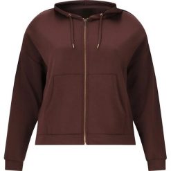 Damska bluza z kapturem zapinana na zamek Q Sportswear Tiamo. Brązowe bluzy ENDURANCE Q, bez wzorów, z kapturem. Za 353.00 zł.