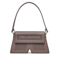 Torebka KARL LAGERFELD. Brązowe shopper KARL LAGERFELD, bez wzorów, bez dodatków. Za 549.99 zł.