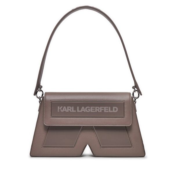 Torebka KARL LAGERFELD. Brązowe shopper KARL LAGERFELD, bez wzorów, bez dodatków. Za 549.99 zł.