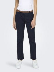 JDY Spodnie chino "Chicago" w kolorze granatowym rozmiar: XL/L32. Niebieskie spodnie materiałowe JDY, na co dzień, l, bez wzorów, z tkaniny. Za 70.74 zł.