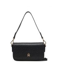 Tommy Hilfiger Torebka Th Icon Conv Crossover Mono AW0AW18002 Czarny. Czarne torebki klasyczne TOMMY HILFIGER, bez wzorów, ze skóry, bez dodatków. Za 649.99 zł.