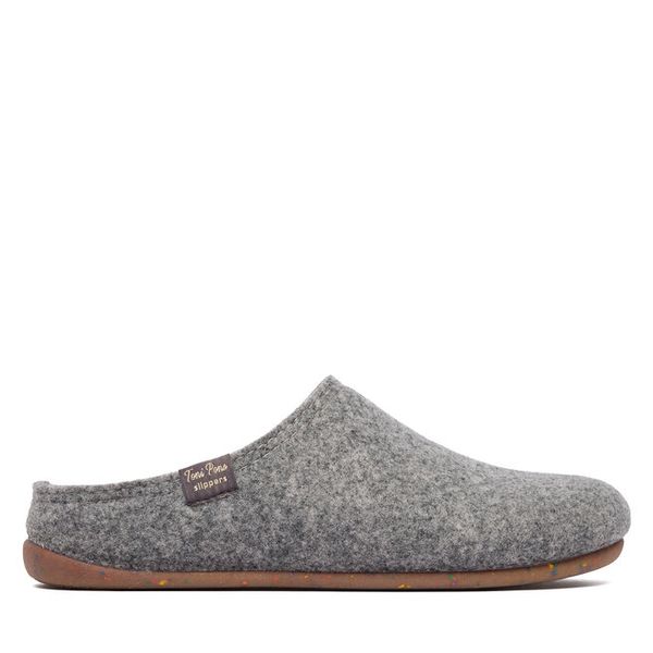 Kapcie Toni Pons. Szare obuwie domowe Toni Pons, bez wzorów, bez zapięcia. Za 159.99 zł.