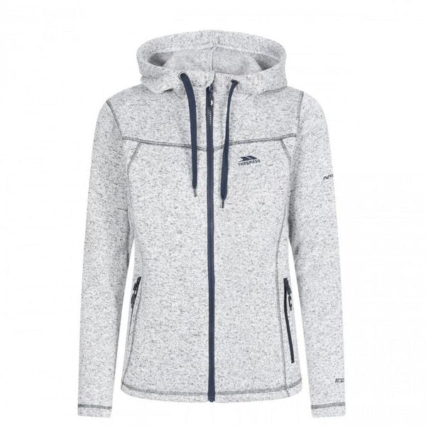 Bluza Polarowa Damska Odelia. Niebieskie bluzy Trespass, na zimę, l, bez wzorów, z dzianiny, z kapturem. Za 171.99 zł.