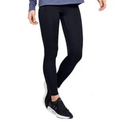 Legginsy damskie Under Armour Coldgear sportowe treningowe. Czarne legginsy Under Armour, bez wzorów, z elastanu. Za 123.00 zł.