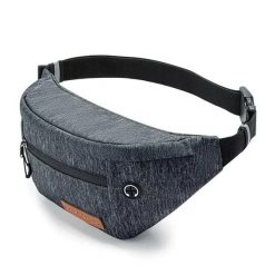 Saszetka rowerowa biodrowa. Szare torby na ramię ROCKBROS, bez wzorów, z materiału, klasyczne, przez ramię, duże, bez dodatków. Za 84.99 zł.