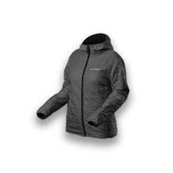 Kurtka Trimm DOUBLE LADY. Szare kurtki sportowe TRIMM, bez wzorów, z kapturem, trekkingowe. W wyprzedaży za 280.00 zł.