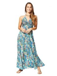 Ipanima Sukienka w kolorze niebieskim ze wzorem rozmiar: 34-40. Niebieskie sukienki Ipanima, na co dzień, bez wzorów, klasyczne, bez kołnierzyka, bez ramiączek, maxi, proste. Za 78.99 zł.