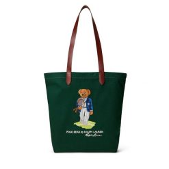 Torebka Polo Ralph Lauren. Zielone torebki klasyczne Polo Ralph Lauren, bez wzorów, bez dodatków. Za 599.99 zł.