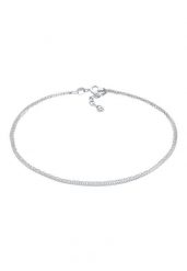 Elli Damski łańcuszek wenecki Basic Layer Summer regulowany w srebrze 925 Sterling Silver Bransoletki na nogę 1 ct. Szare bransoletki Elli, srebrne. Za 168.99 zł.