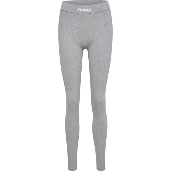 Damskie legginsy Hummel Elemental. Szare legginsy Hummel, bez wzorów. Za 153.50 zł.