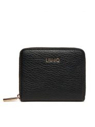 Liu Jo Duży Portfel Damski Ecs M Zip Around AF5156 E0027 Czarny. Czarne portfele Liu Jo, bez wzorów, ze skóry. Za 269.99 zł.
