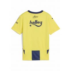 Młodzieżowa koszulka domowa Fenerbahçe SK 24/25 PUMA Speed Yellow Blue Violet. Niebieskia bluzki Puma, l, bez wzorów, młodzieżowe, bez kołnierzyka, bez ramiączek. W wyprzedaży za 269.00 zł.