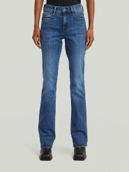 G-Star Dżinsy - Bootcut fit - w kolorze niebieskim rozmiar: W29/L32. Niebieskie jeansy G-Star, l, z aplikacjami, z podwyższonym stanem. Za 248.27 zł.