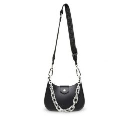 Torebka Steve Madden. Czarne torebki klasyczne Steve Madden, bez wzorów, bez dodatków. Za 199.99 zł.