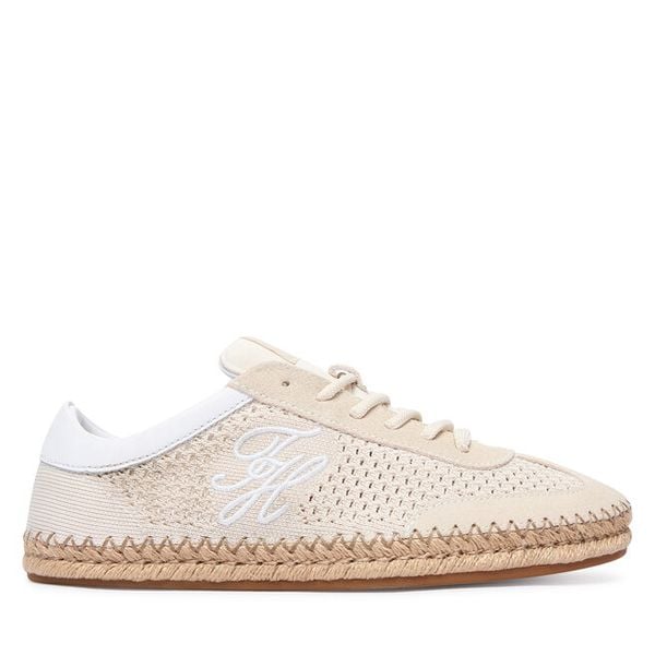 Espadryle Tommy Hilfiger. Brązowe espadryle TOMMY HILFIGER, bez wzorów, bez obcasa, bez zapięcia. Za 449.99 zł.