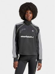 Adidas Bluza IT9703 Czarny Loose Fit. Czarne bluzy Adidas, xs, bez wzorów, z bawełny, bez kaptura. Za 199.99 zł.