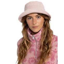Kapelusz bucket dla Kobiety FEELING GOOD Różowy. Czerwone kapelusze Roxy, bez wzorów, z materiału. W wyprzedaży za 111.99 zł.