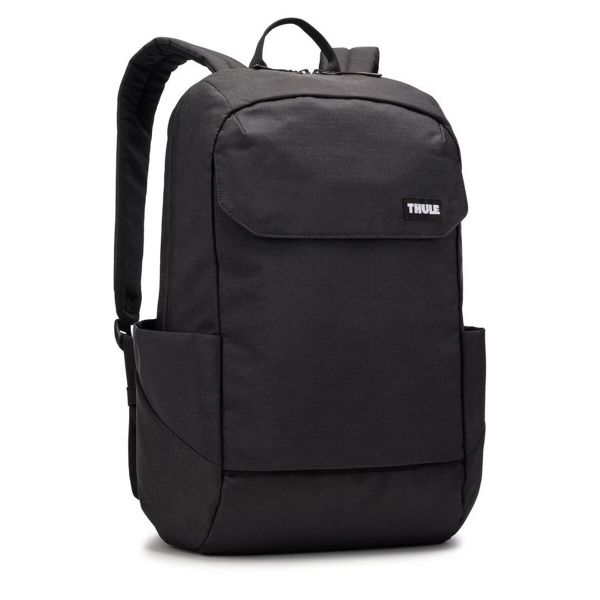 Plecak miejski Thule Lithos Backpack 20 L. Czarne plecaki THULE, bez wzorów. Za 302.99 zł.