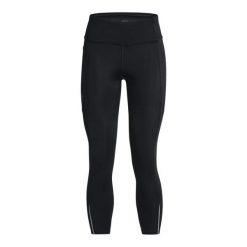 Legginsy damskie Under Armour Fly Fast 3.0 Ankle. Czarne legginsy Under Armour, bez wzorów. Za 246.45 zł.